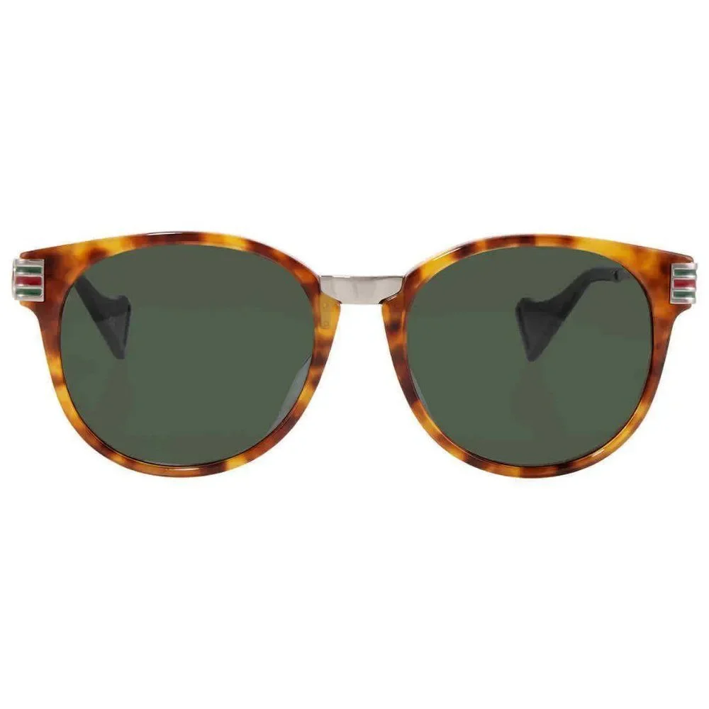 NEW Gucci Green and Havana Round Men's Sunglasses